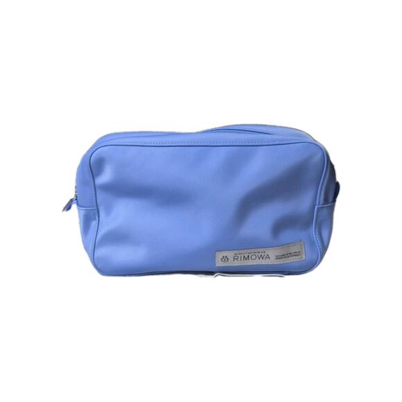 Rimowa Toiletry Pouch Sea Blue For Travel & Daily Use, Two Interior Pockets - Picture 1 of 8